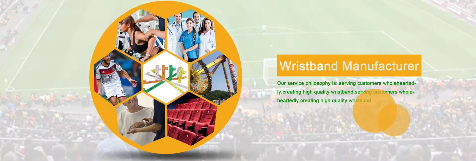 Bandgewebe/Gewebe-Armband