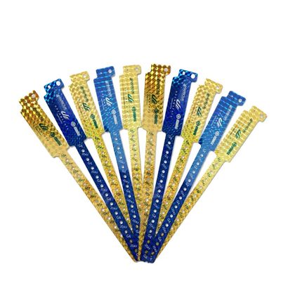 Modisches und antiallergisches Logo-PVC-Armband für die Identifizierung von Veranstaltungen