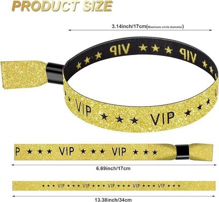 Maßgeschneiderte Größe und Logo RFID Polyester-/Band-Armband für Festivalveranstaltungen