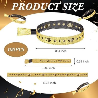 Maßgeschneiderte Größe und Logo RFID Polyester-/Band-Armband für Festivalveranstaltungen