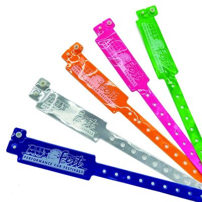 250*25mm PVC-Armbänder zur einfachen Identifizierung bei Veranstaltungen und Festivals