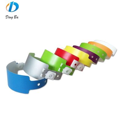 250*16mm L-Form Kunststoff-Event-Armband Custom Print Logo Armband Knopf-Armband