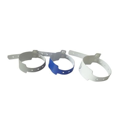 Wasserdichtes PVC-Plastik-Vinyl-Armband 250*25mm Breitform nur für den Festivalzugang