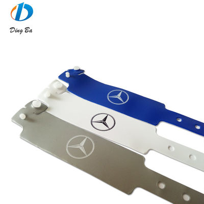 Wasserdichtes PVC-Plastik-Vinyl-Armband 250*25mm Breitform nur für den Festivalzugang