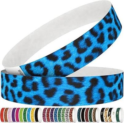 Custom Logo Wasserdichte Tränenbeständige Papier Armbänder für Konzerte und Partys