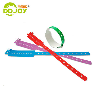 Armbänder Schmuck Typ Custom Logo Wasserdicht PE Snap Lock Armband für Schwimmbad