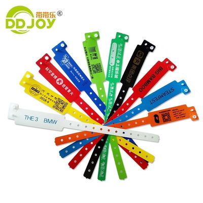 Armbänder Schmuck Typ Custom Logo Wasserdicht PE Snap Lock Armband für Schwimmbad