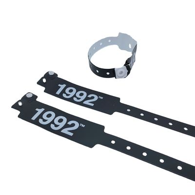 Modische Armbänder für Veranstaltungen und Festivals aus blauem PVC/Vinylmaterial