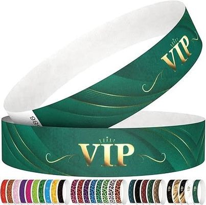 250 Pack 3/4" Leopard Tyvek Armbänder für Teambuilding-Aktivitäten Drucktechnik