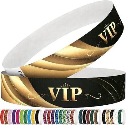 250 Pack 3/4" Leopard Tyvek Armbänder für Teambuilding-Aktivitäten Drucktechnik