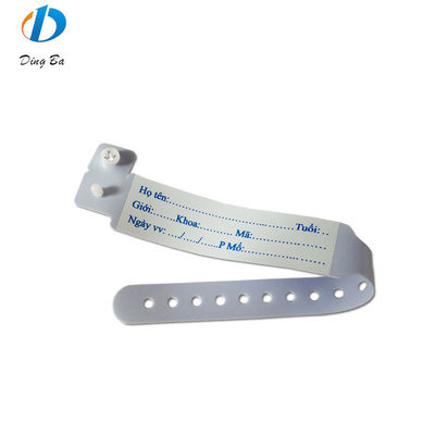 Einfache Krankenhaus-ID-PVC-RFID-Baby-Armband für eine reibungslose Identifizierung des Patienten