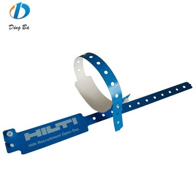 Fahrkartenidentifikationsband Armband wasserdicht Kunststoff-ID-Armband für weniger als 1