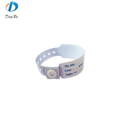 Einfache Krankenhaus-ID-PVC-RFID-Baby-Armband für eine reibungslose Identifizierung des Patienten