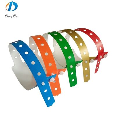 Fahrkartenidentifikationsband Armband wasserdicht Kunststoff-ID-Armband für weniger als 1