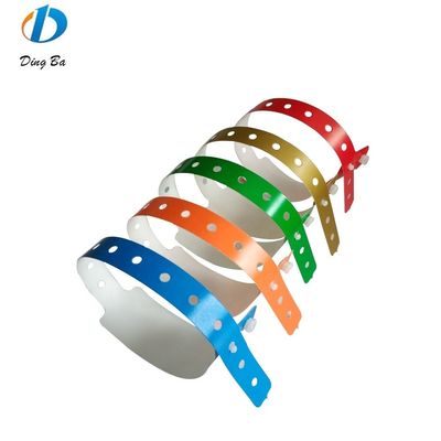 Fahrkartenidentifikationsband Armband wasserdicht Kunststoff-ID-Armband für weniger als 1
