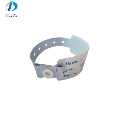 Einfache Krankenhaus-ID-PVC-RFID-Baby-Armband für eine reibungslose Identifizierung des Patienten