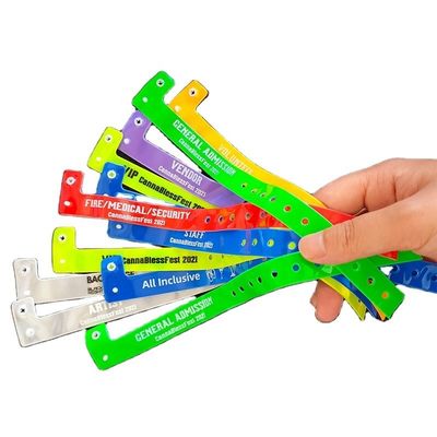 Wasserdichtes RFID-Armband aus Neon-Plastik/Vinyl-Armband