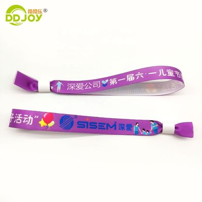 350*15mm Profi-Anpassung Festival Stoff RFID Armband für jede Veranstaltung anpassbar