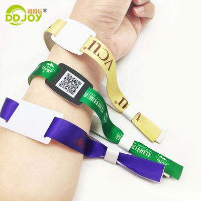 350*15mm Profi-Anpassung Festival Stoff RFID Armband für jede Veranstaltung anpassbar
