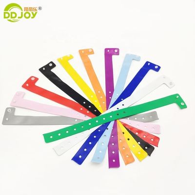 Gelb einmaliges, weiches, komfortables PVC-Vinyl-ID-Armband für jedes Festival