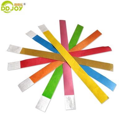 250*25mm und 250*19mm Tyvek-Papier-Armband mit individuellen Druckanforderungen
