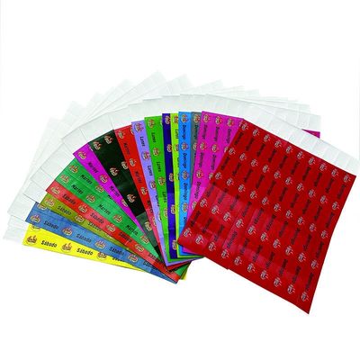 Einweg-Tyvek-Armband für Veranstaltungen Custom QR Code Wasserdicht Rot Einfarbdruck