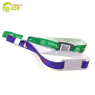 100 Stück/Tasche Rfid Stoff Gewebtes Armband für VIP Kunden Identität Festival