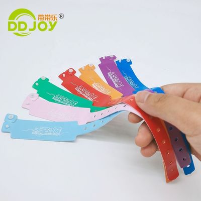 DDjoy Festival Veranstaltungen Druck Custom Vinyl PVC Plastik Armband für VIP-Zugang