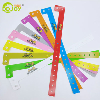 PE Wasserdicht Eintrittskarten Armband für Veranstaltungen Club Park Custom Printing Logo