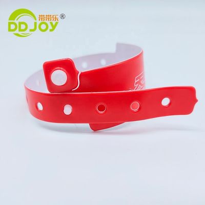 DDjoy Festival Veranstaltungen Druck Custom Vinyl PVC Plastik Armband für VIP-Zugang