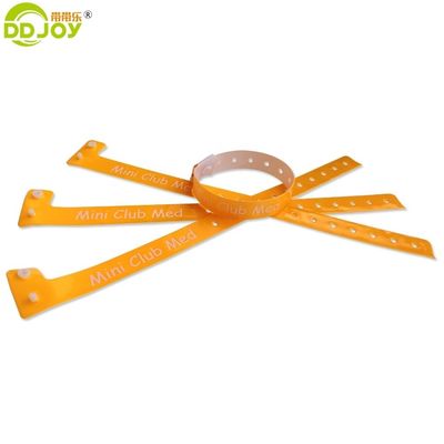 Custom Logo Reflective Neon Green L-Form Party Armband mit reflektierendem PVC und PVC