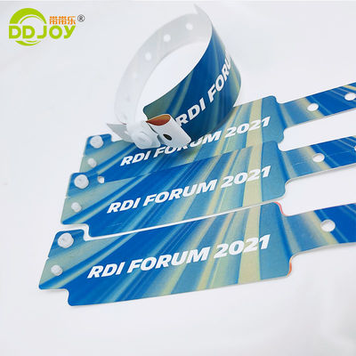PE Wasserdicht Eintrittskarten Armband für Veranstaltungen Club Park Custom Printing Logo