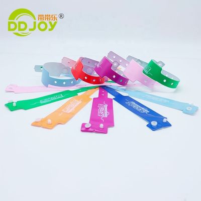 DDjoy Festival Veranstaltungen Druck Custom Vinyl PVC Plastik Armband für VIP-Zugang