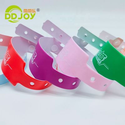 DDjoy Festival Veranstaltungen Druck Custom Vinyl PVC Plastik Armband für VIP-Zugang