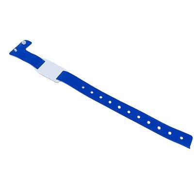 Custom Logo Armbänder L-Form PVC Vinyl Material Schreibbare Smart RFID Chip Armband
