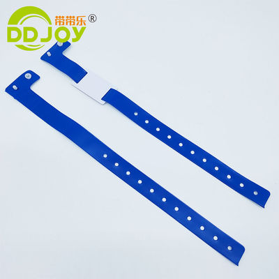 Custom Logo Armbänder L-Form PVC Vinyl Material Schreibbare Smart RFID Chip Armband