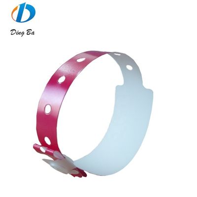 Personalisiertes Logo Kunststoff Armbänder Farbig Gelb Rot Weiß Blau Verbundarmband