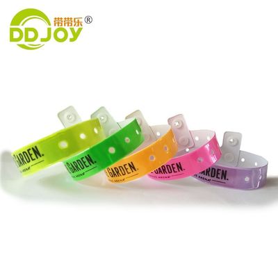 250*25mm/250*16mm Vinyl Kunststoff Armband für den sicheren Versand über UPS DHL EMS Fedex TNT