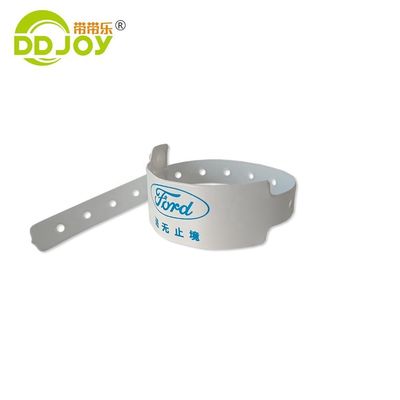 Promotion Aktivität Custom PVC Vinyl Armbänder Monochrom Druck für Veranstaltungen Party