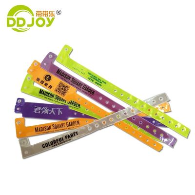 Custom Events PVC Neon Farbe Armbänder Geschenke Einfach Kunststoff Festival Vinyl Armband