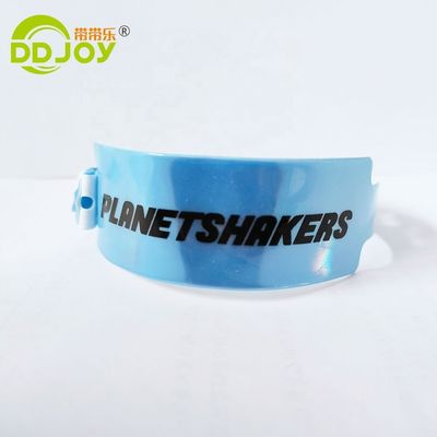 Custom Logo Vinyl Armbänder für Vergnügungspark erschwinglich und langlebig