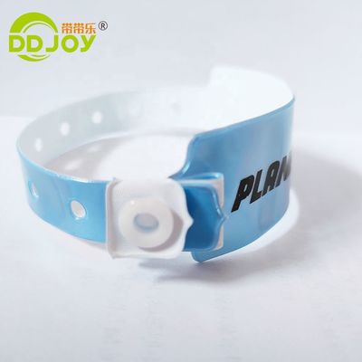 Custom Logo Vinyl Armbänder für Vergnügungspark erschwinglich und langlebig