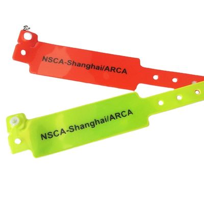 Druckmöglichkeiten Monochrom/Doppelfarben/Farbdruck für RFID-Aufkleber-Armbänder