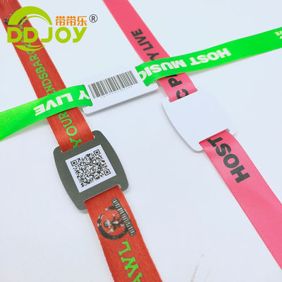 Individuell angepasstes bequemes Einweg-Armband für die persönliche Eventzugangskontrolle