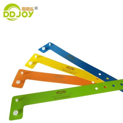 Verbundmaterial ID-Armbänder Wasserdicht L-Form PE-Armband für Veranstaltungen Party