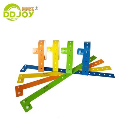 Verbundmaterial ID-Armbänder Wasserdicht L-Form PE-Armband für Veranstaltungen Party