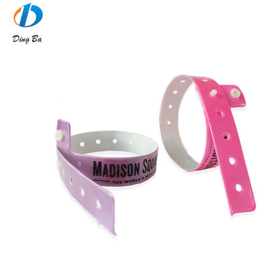 250*25mm/250*16mm Rot Vinyl PVC Armband Armbänder Muss für VIP Pass Eintritt haben