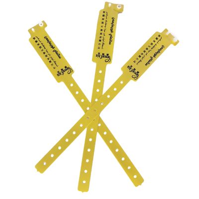 250*25 Weiches PVC Wasserdichtes Vinyl-Armband Identifikationsarmband für Clubveranstaltungen