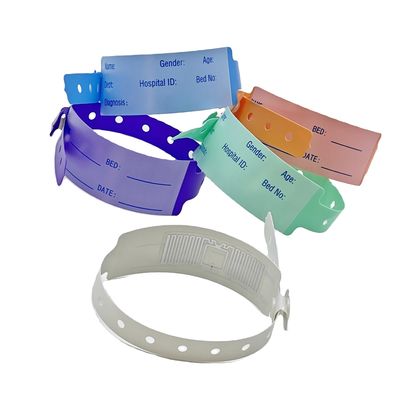 Anpassungsgröße RFID-Wärmedruckpapier-Armbänder für die Erkennung von medizinischen Chips