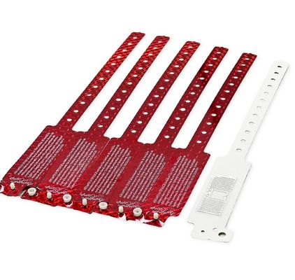 Anpassungsgröße RFID-Wärmedruckpapier-Armbänder für die Erkennung von medizinischen Chips